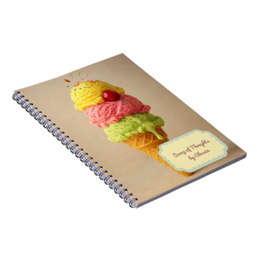 スクープ・オブ・ソーヅ - あなただけのアイスクリーム ノートブック (右側)