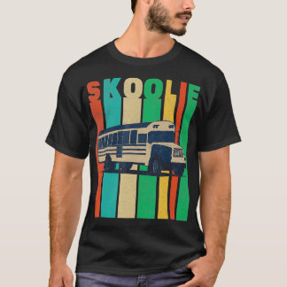 スクーリーバス変換ヴィンテージRV変換学校 Tシャツ
