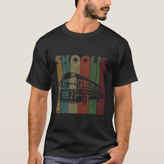 スクーリー運転手のためのデザイン Tシャツ (正面)