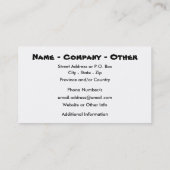 スクールおもしろいバス 名刺 (裏面)