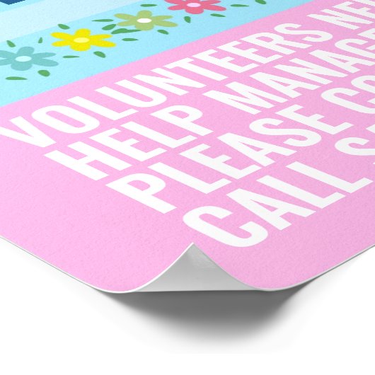 スクールアイスクリームソーシャルフライヤーサマーブレイク ポスター (角)