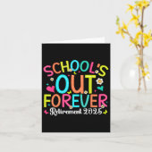 スクールアウト・フォーエバー 引退教師 2025 グルーヴィー カード (黄色い花)