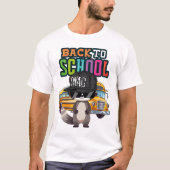 スクールアライグマ Tシャツ (正面)