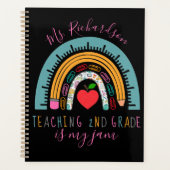 スクールオブジェクト教えレインボーは私のジャム プランナー手帳 (正面)