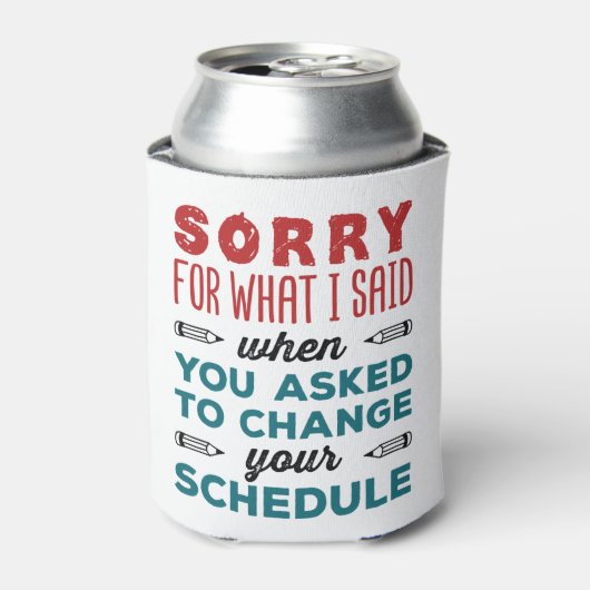 スクールカウンセおもしろいル申し訳なく変更スケジュール 缶クーラー (缶正面)