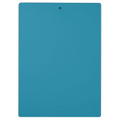 スクールカウンセカスタムルモダン深いティール（緑がかった色） クリップボード (裏面)