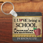 スクールカウンセラーになるのが大好き キーホルダー (正面)