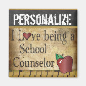 スクールカウンセラーになるのが大好き マグネット (正面)