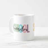 スクールカウンセラーのシャツ、スクールカウンセラーTee、クン コーヒーマグカップ (正面左)