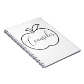 スクールカウンセラーのシャツ、スクールカウンセラーTee、クン ノートブック (右側)