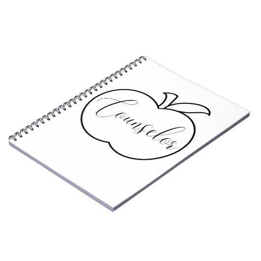 スクールカウンセラーのシャツ、スクールカウンセラーTee、クン ノートブック (左側)