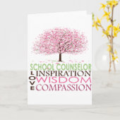 スクールカウンセラーの贈り物 カード (黄色い花)