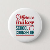 スクールカウンセラーの違いを生む人 缶バッジ (正面)