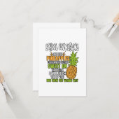 スクールカウンセラーはパイナップルのようだ。 カード (正面/裏面インサイチュ)