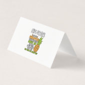 スクールカウンセラーはパイナップルのようだ。 名刺 (正面)