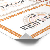 スクールカウンセラー事務所のドアSign Rainbowはどこか ポスター (角)