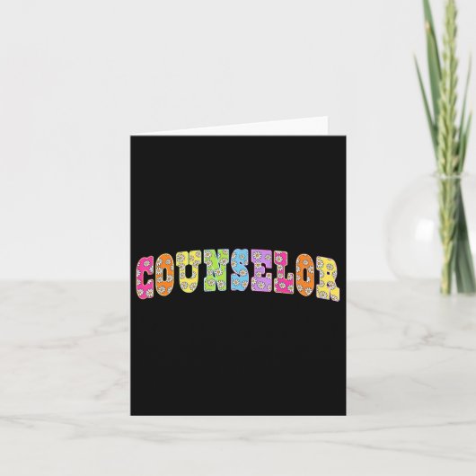 スクールカウンセラー分隊先生フローラバックScho カード (正面)