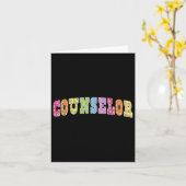 スクールカウンセラー分隊先生フローラバックScho カード (黄色い花)