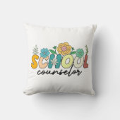 スクールカウンセラー山花先生かわいいおもしろい母 クッション (正面)