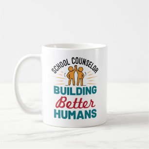 スクールカウンセラー建物より良い人間 コーヒーマグカップ
