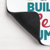 スクールカウンセラー建物より良い人間 マウスパッド (コーナー)