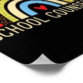 スクールカウンセラー – カウンセリング小学校 ポスター (角)