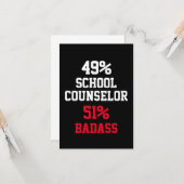 スクールカウンセラー バッドアスカード カード (正面/裏面インサイチュ)