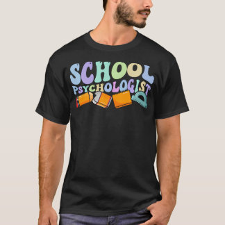 スクールカウンセラー 心理学 教師 学校 Tシャツ