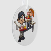 スクールカフェテリアサンキューオーナメント オーナメント (正面)