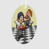 スクールカフェテリアサンキューオーナメント オーナメント (正面)