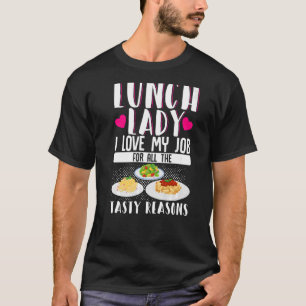 スクールカフェテリア労働者給食レディーランチレディI Lo Tシャツ