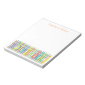 スクールカラークレヨン先生ノート ノートパッド (回転)