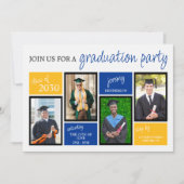 スクールカラーズ卒業パーティー 招待状 (正面)