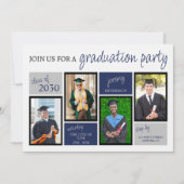 スクールカラーズ卒業パーティー 招待状 (正面)