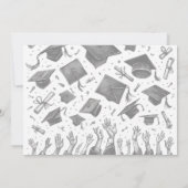 スクールカラーズ卒業パーティー 招待状 (裏面)