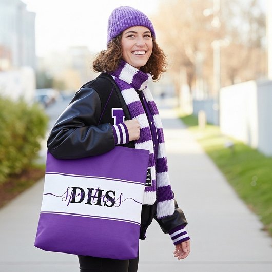 スクールカラーパーソナライズされたブロックトートバッグ トートバッグ