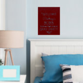 スクールカラー紙吹雪金ゴールドまたはシルバーグラードパーティー 箔ポスター (インサイチュ (寝室))