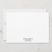 スクールカラー赤と白卒業会 招待状 (裏面)