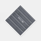 スクールカルボカジュアル結婚ード スタンダードランチョンナプキン (角)