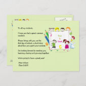 スクールキッズ先生ズアイスブレーカーはがき ポストカード (正面/裏面)