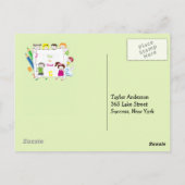 スクールキッズ先生ズアイスブレーカーはがき ポストカード (裏面)