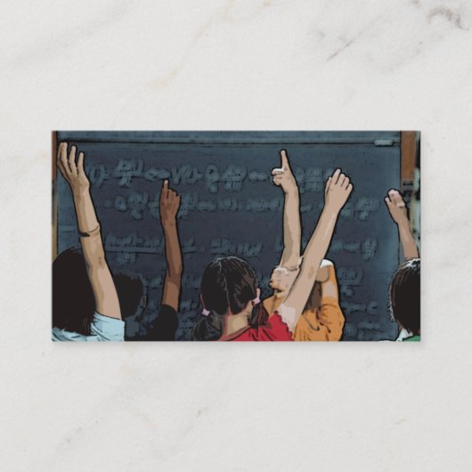 スクールキッズ先生名刺 名刺 (正面)