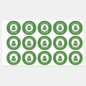 スクールキャンプの防水カエルの名前ラベル ラベル (シート)