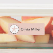 スクールキャンプ保育園のヒトデ名ラベル ラベル (貼付)