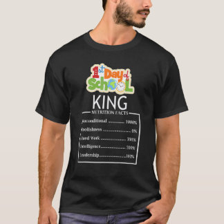 スクールキングの栄養成分表示先生 Tシャツ
