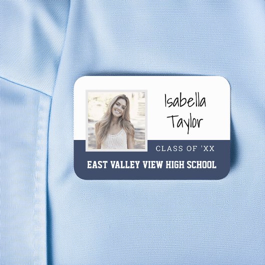 スクールクラスパーソナライズされた懇親会年鑑フォト 名札