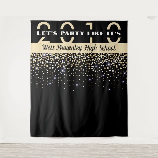 スクールクラス懇親会パーティーフォトブース背景 タペストリー (正面)