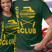 スクールクラブチームネームカーリング Tシャツ