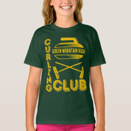 スクールクラブチーム名 カーリング Tシャツ