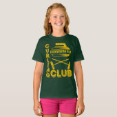 スクールクラブチーム名 カーリング Tシャツ (正面フル)